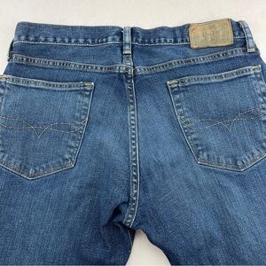 Polo Ralph Lauren Hampton Jeans Mens 32x32 Blue Relaxed Fit Straight Leg Denim